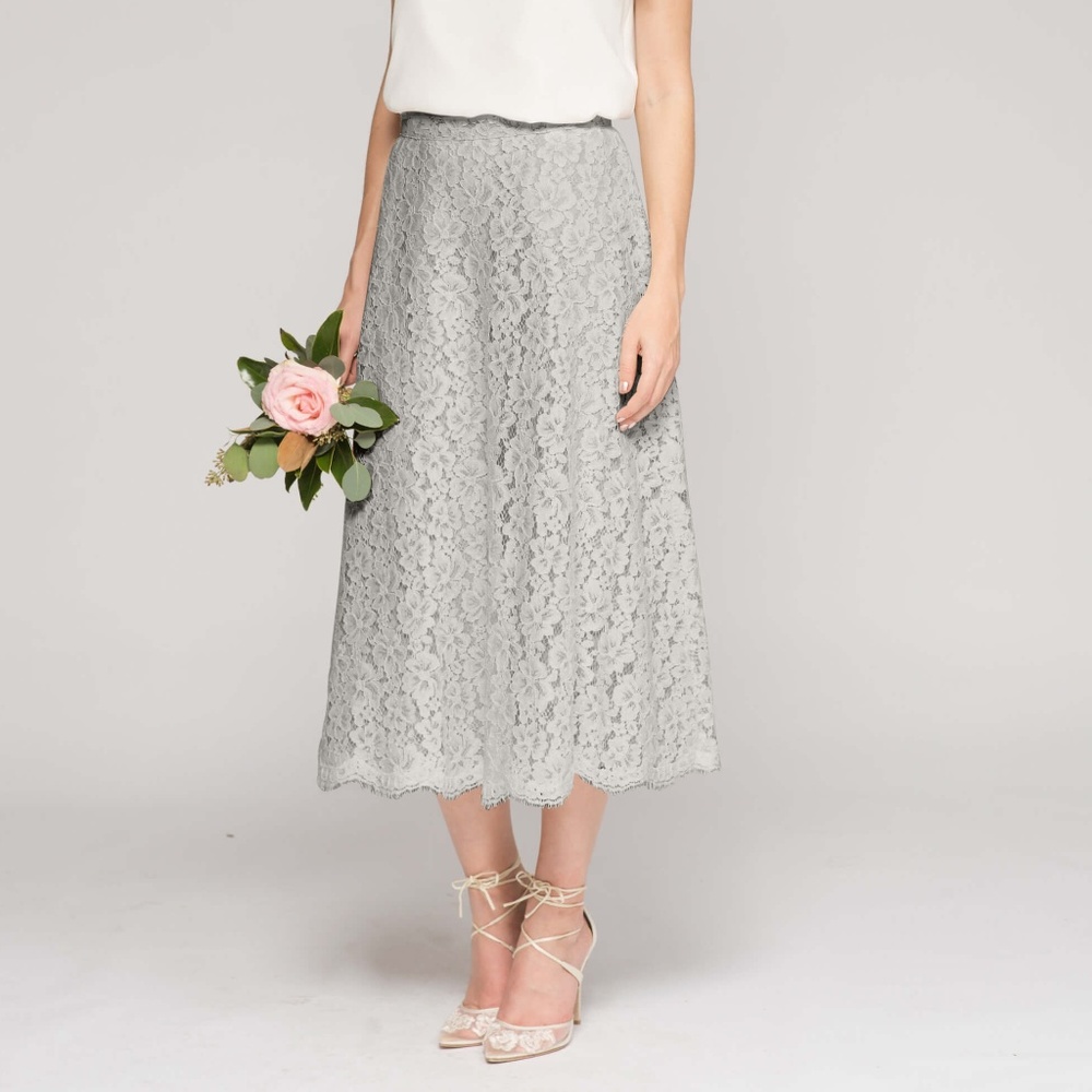 Audriana Lace Midi Skirt by Love Tanya